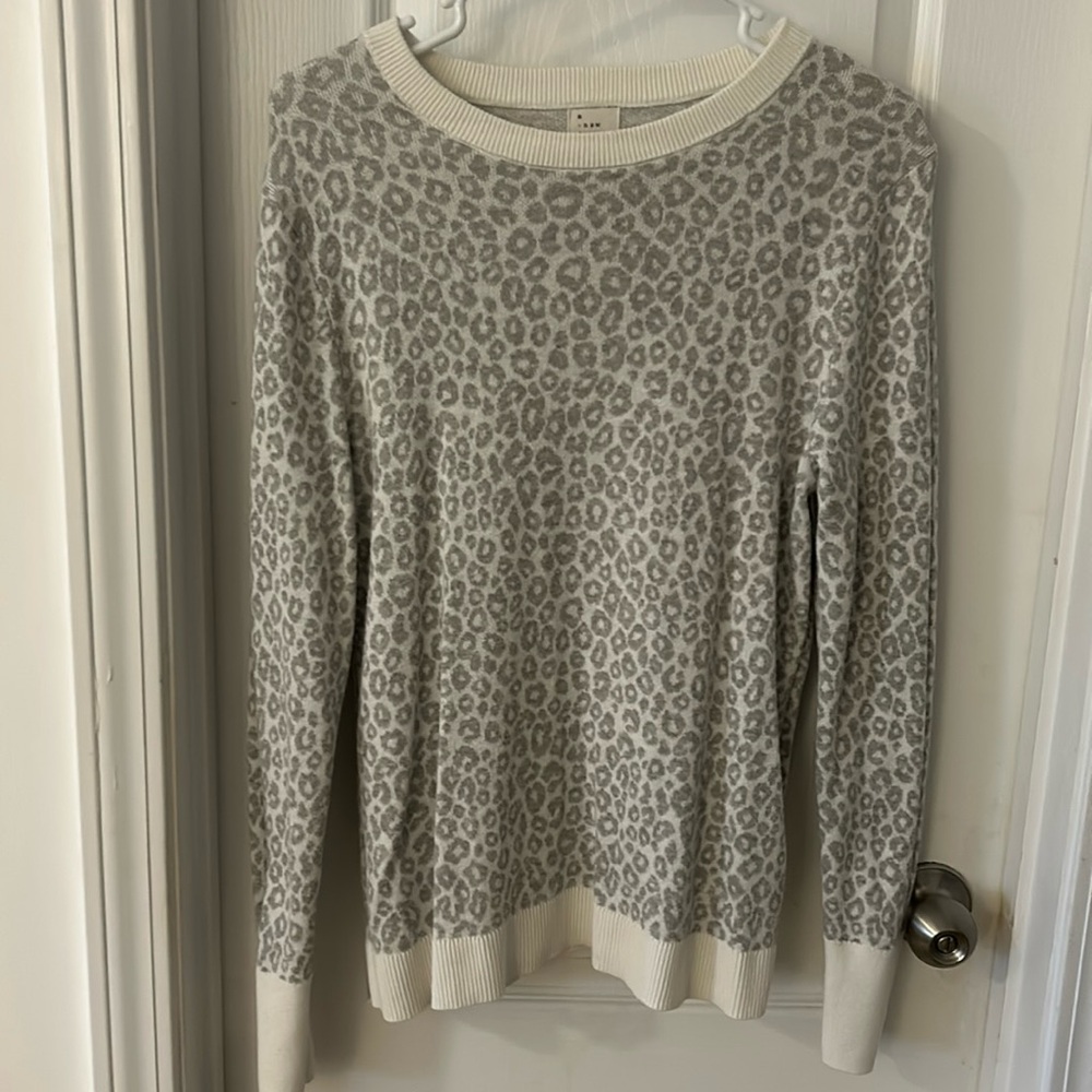 Cheetah print sweater